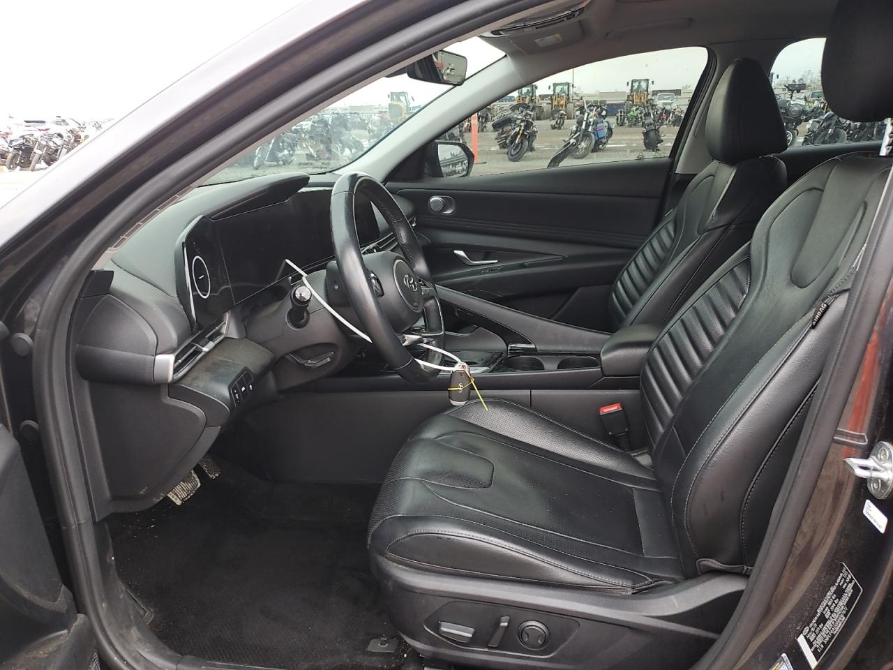 2022 Hyundai Elantra VIN 5NPLP4AG0NH067672 Copart auction photo, front end / side damage thumbnail 7