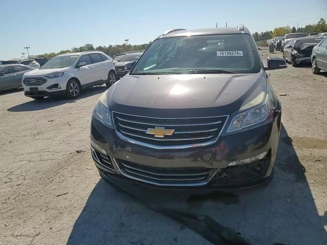2015 Chevrolet Traverse VIN 1GNKRJKD4FJ381592 Copart auction photo, front end / undercarriage damage thumbnail 10