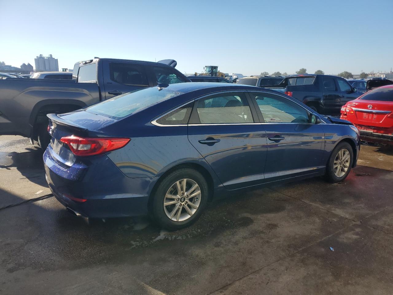 2017 Hyundai Sonata VIN 5NPE24AF8HH570630 Copart auction photo, front end damage thumbnail 3
