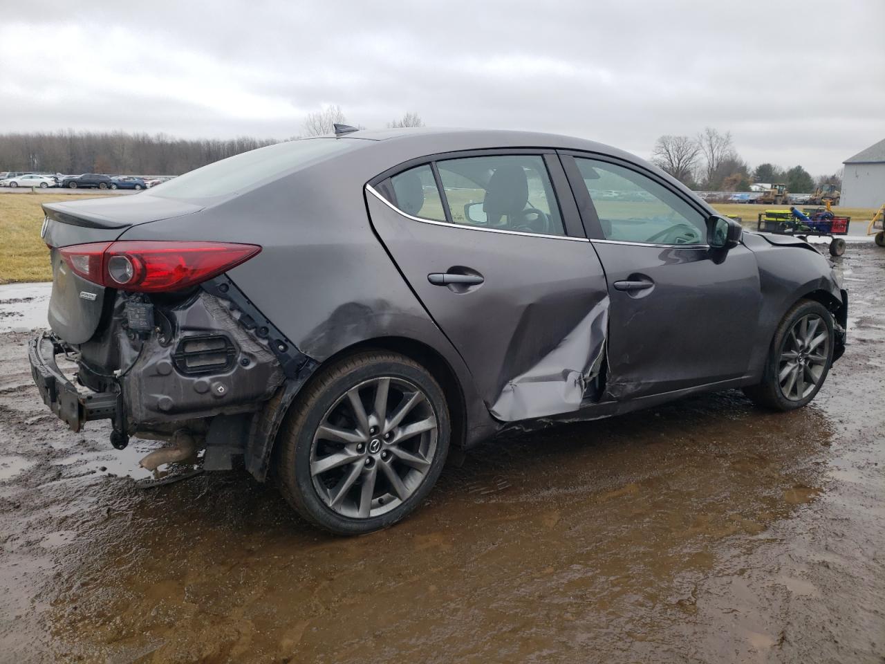 2018 Mazda 3 VIN 3MZBN1V34JM212673 Copart auction photo, all over damage thumbnail 3
