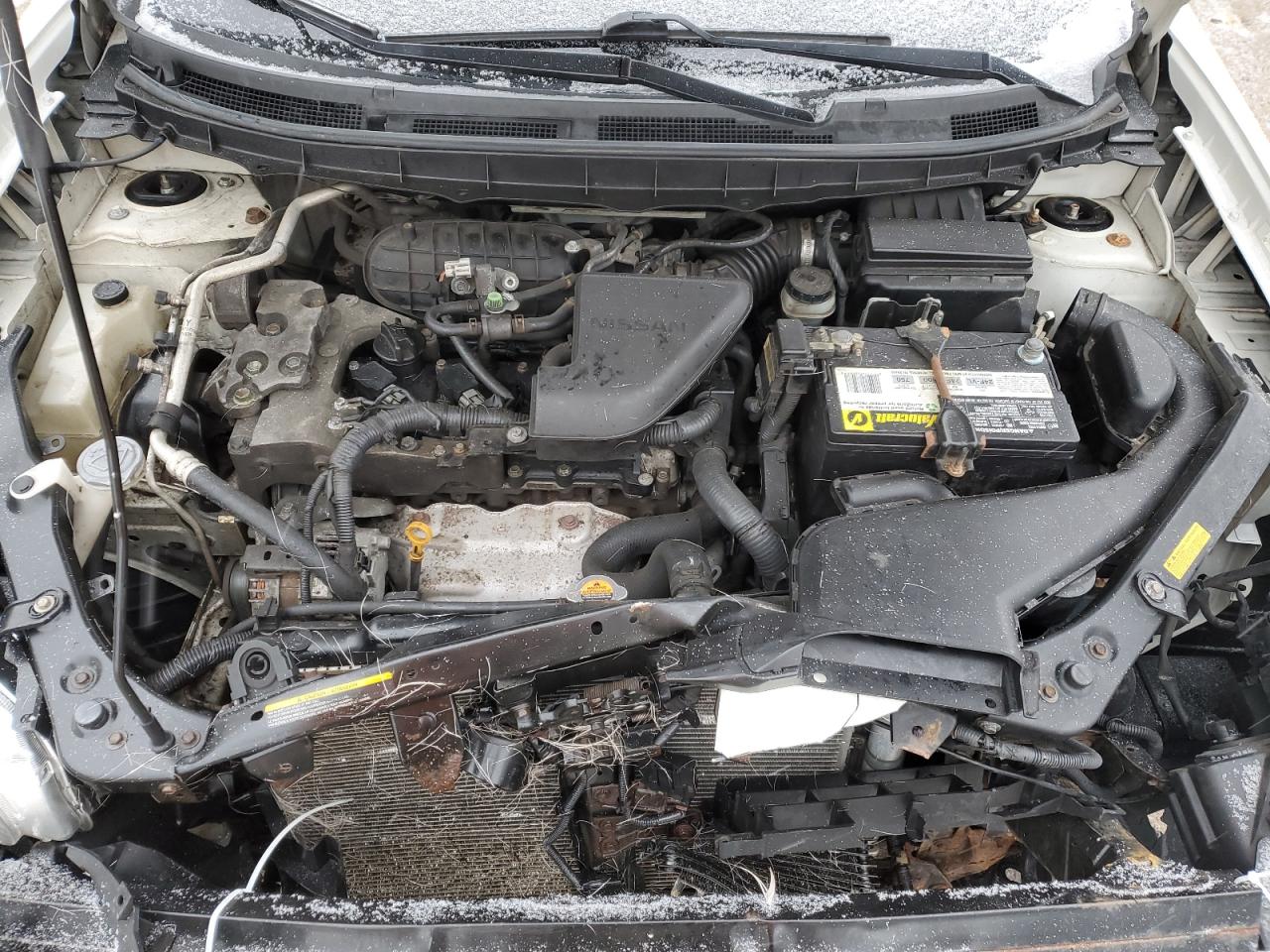2008 Nissan Rogue VIN JN8AS58V08W123533 Copart auction photo, front end damage thumbnail 11