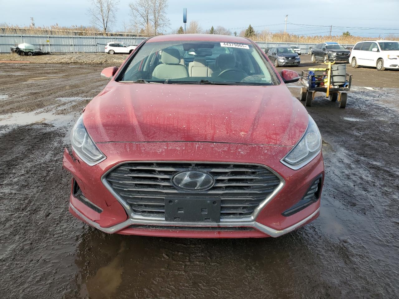 2018 Hyundai Sonata VIN 5NPE34AF3JH619316 Copart auction photo, front end damage thumbnail 5