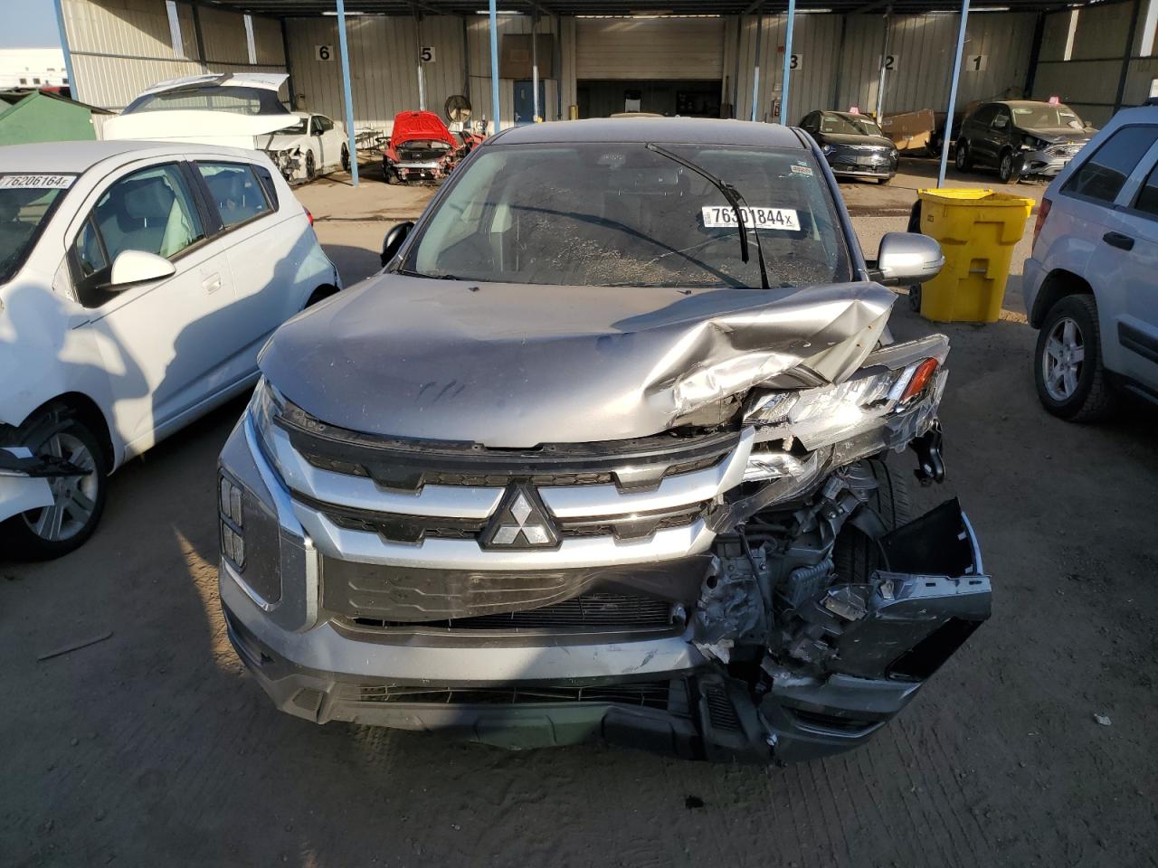 2021 Mitsubishi Outlander VIN JA4ARUAU3MU023039 Copart auction photo, front end / mechanical damage thumbnail 5
