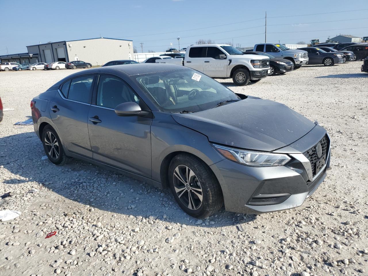 2022 Nissan Sentra VIN 3N1AB8CV9NY305713 Copart auction photo, side / front end damage thumbnail 4
