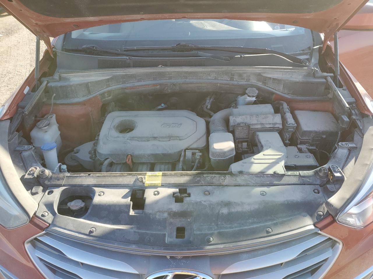 2017 Hyundai Santa Fe VIN 5XYZTDLB9HG405007 Copart auction photo, rear end damage thumbnail 12