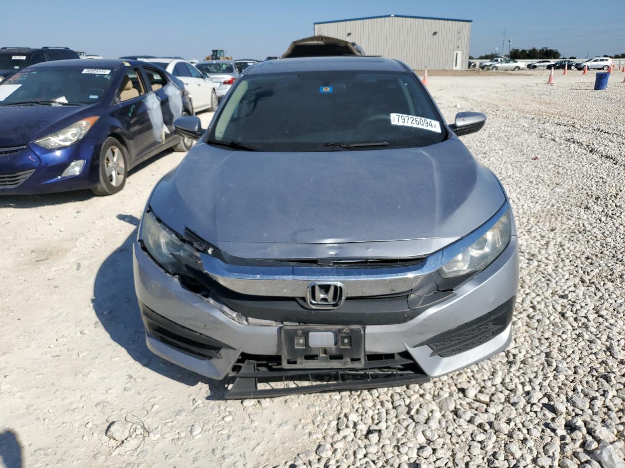 2017 Honda Civic VIN 19XFC2F76HE081364 Copart auction photo, front end damage thumbnail 5