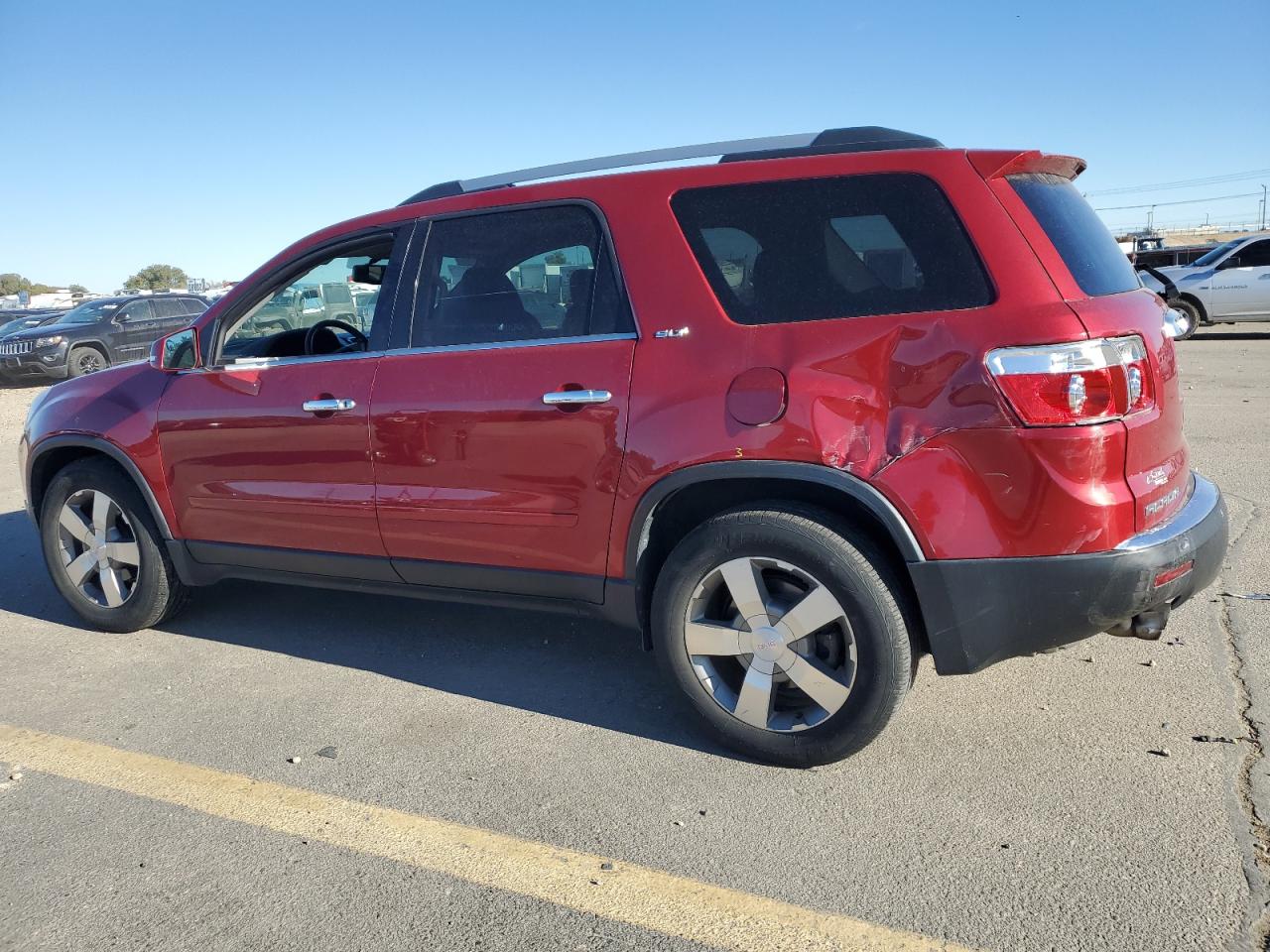 2012 GMC Acadia VIN 1GKKVREDXCJ346201 Copart auction photo, rear end damage thumbnail 2