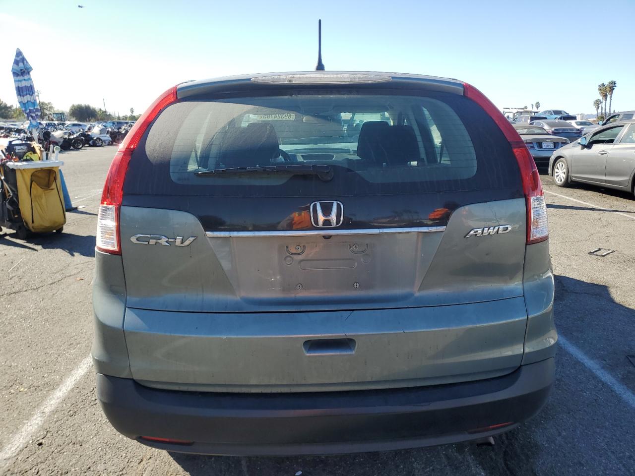 2012 Honda CR-V VIN 5J6RM4H36CL016895 Copart auction photo, front end / minor dent/scratches damage thumbnail 6