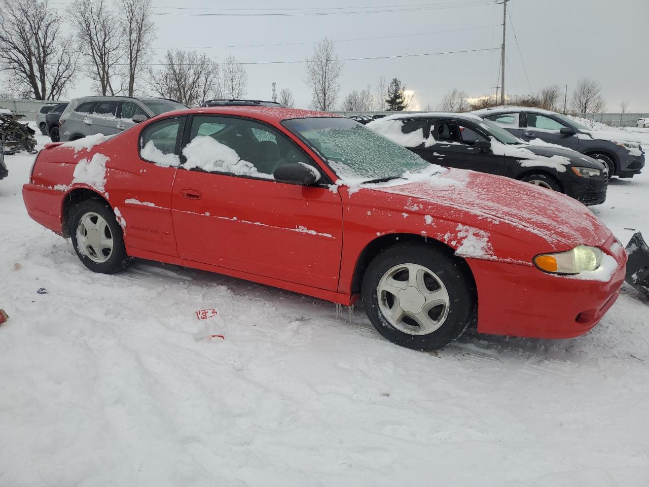 2000 Chevrolet Monte Carlo VIN 2G1WX12K4Y9160449 Copart auction photo, side damage thumbnail 4