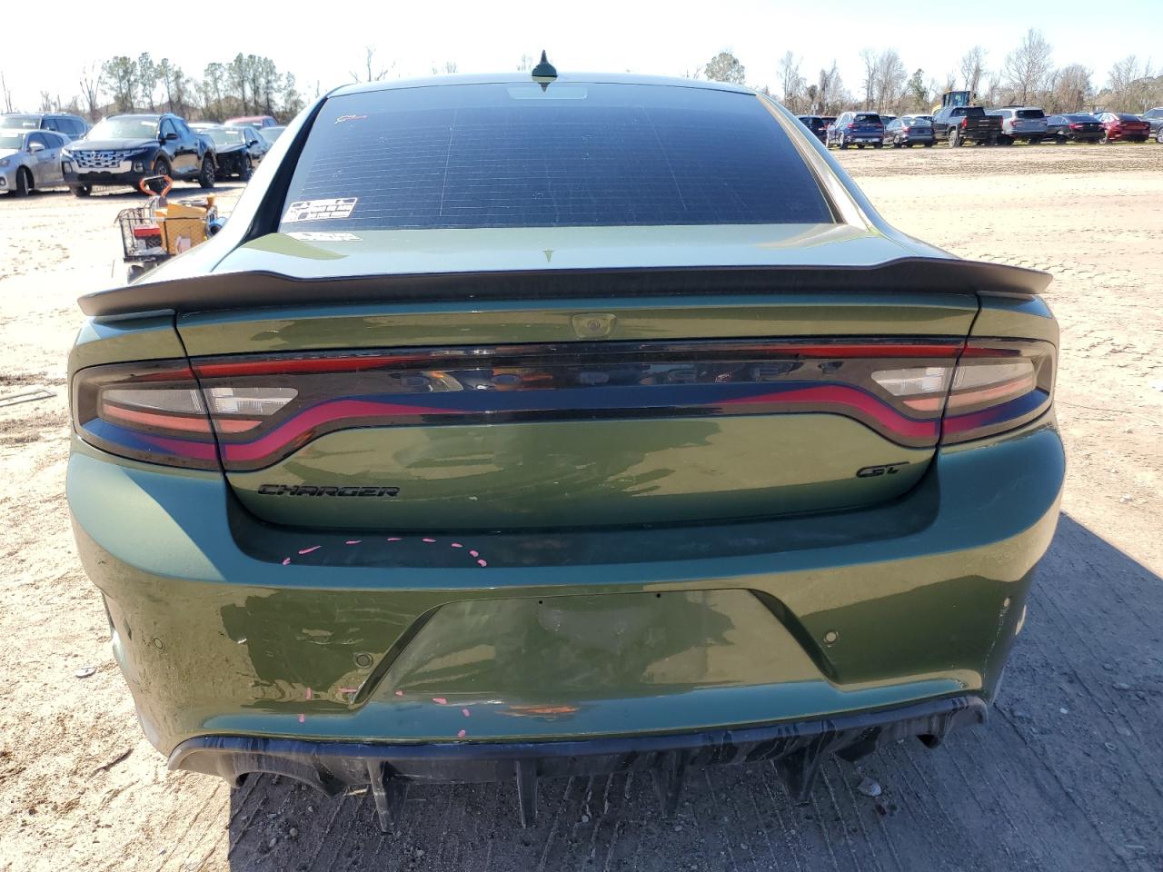 2021 Dodge Charger VIN 2C3CDXHG9MH612232 Copart auction photo, front end / side damage thumbnail 6