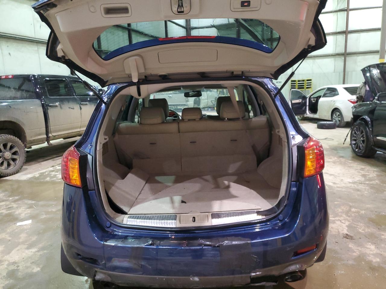 2009 Nissan Murano VIN JN8AZ18U49W025201 Copart auction photo, rear end damage thumbnail 6