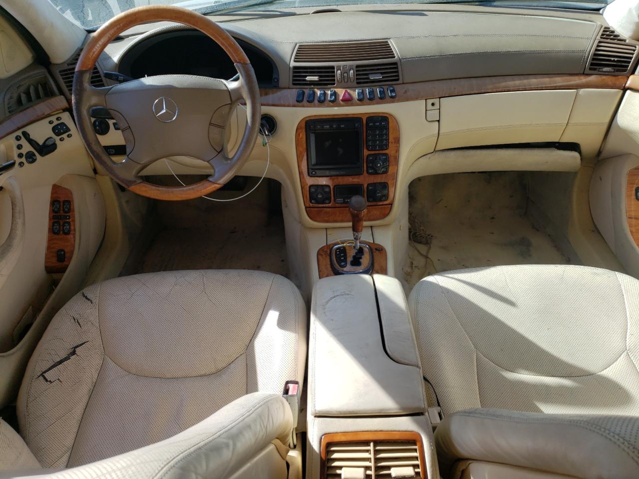 2001 Mercedes-Benz S-klasse VIN WDBNG75J81A140058 Copart auction photo, front end damage thumbnail 8
