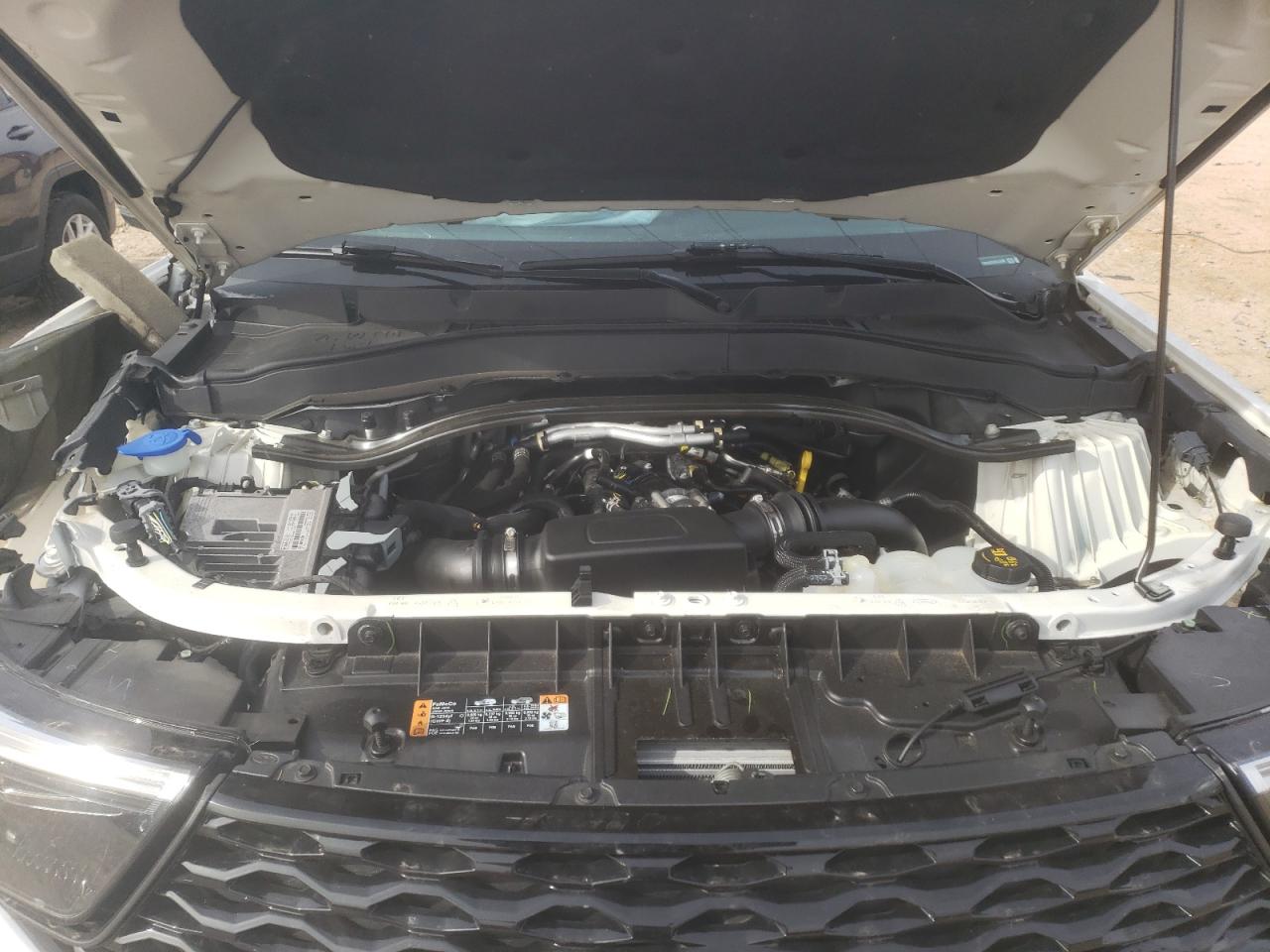 2021 Ford Explorer VIN 1FM5K8GC8MGC36922 Copart auction photo, front end / side damage thumbnail 14