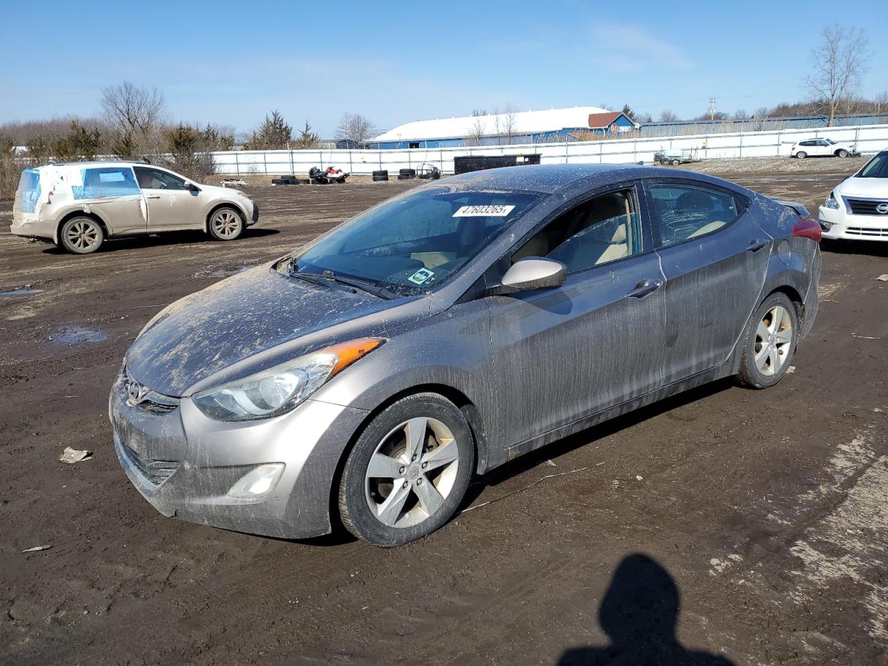 2012 Hyundai Elantra VIN 5NPDH4AE1CH087507