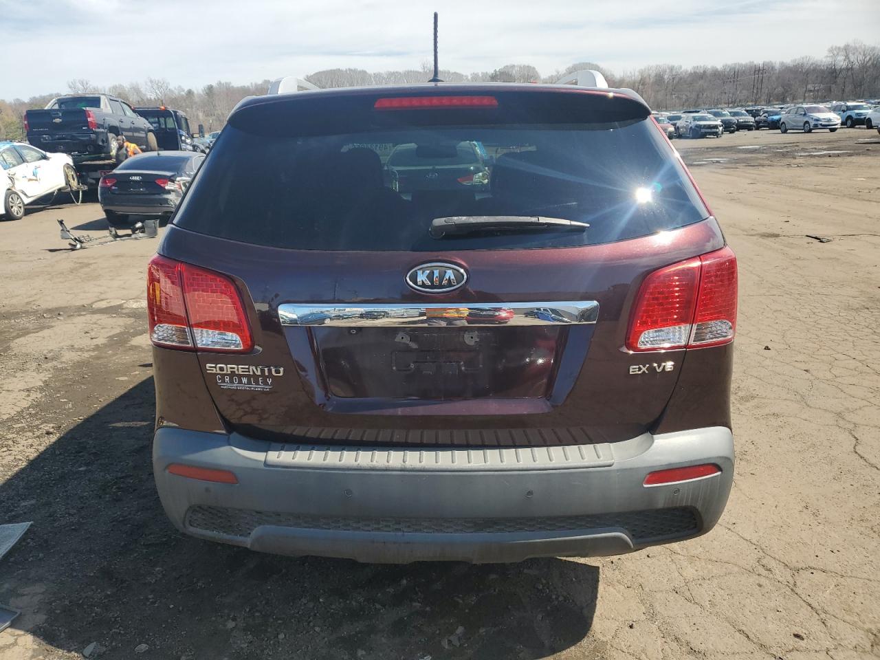 2012 KIA Sorento VIN 5XYKUDA29CG206744 Copart auction photo, front end damage thumbnail 6