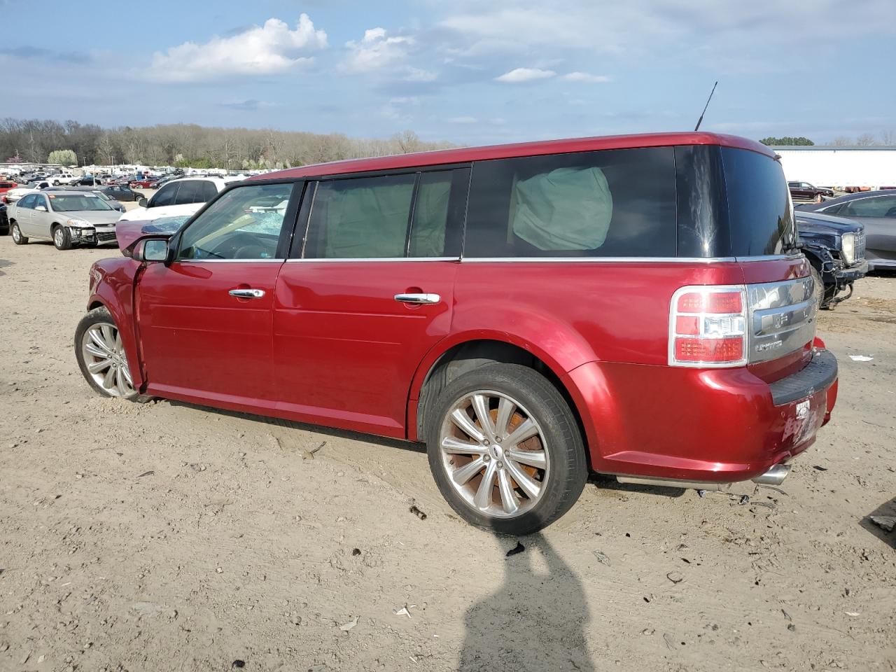 2013 Ford Flex VIN 2FMGK5D87DBD34418 Copart auction photo, all over damage thumbnail 2
