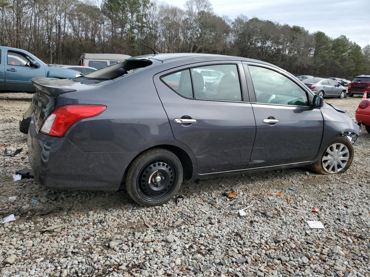 2015 Nissan Versa VIN 3N1CN7AP6FL895706 Copart auction photo, all over damage thumbnail 3
