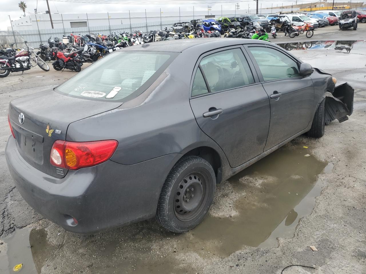 2010 Toyota Corolla VIN 1NXBU4EE4AZ273523 Copart auction photo, front end / rear end damage thumbnail 3