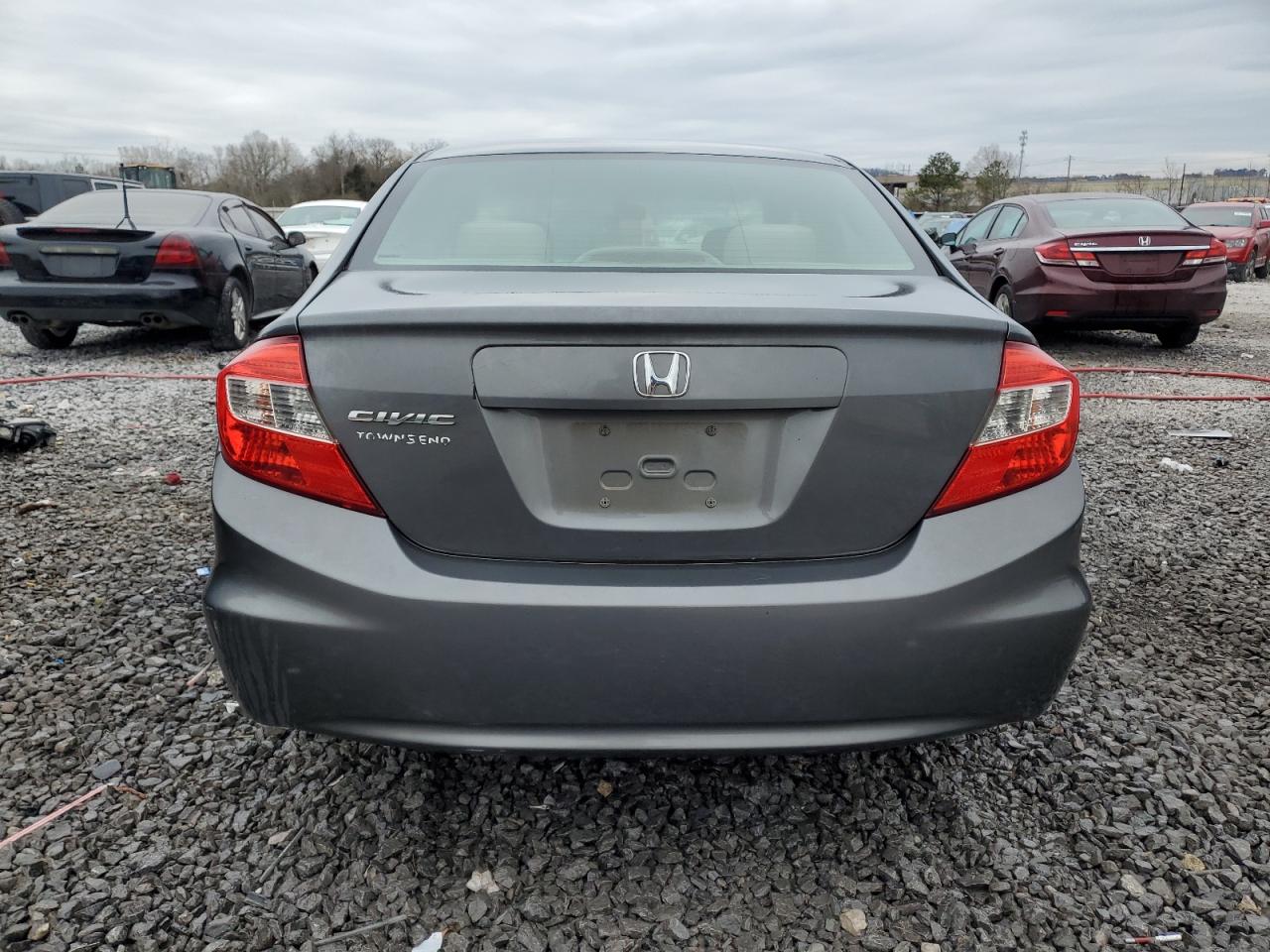 2012 Honda Civic VIN 19XFB2F52CE007806 Copart auction photo, front end damage thumbnail 6