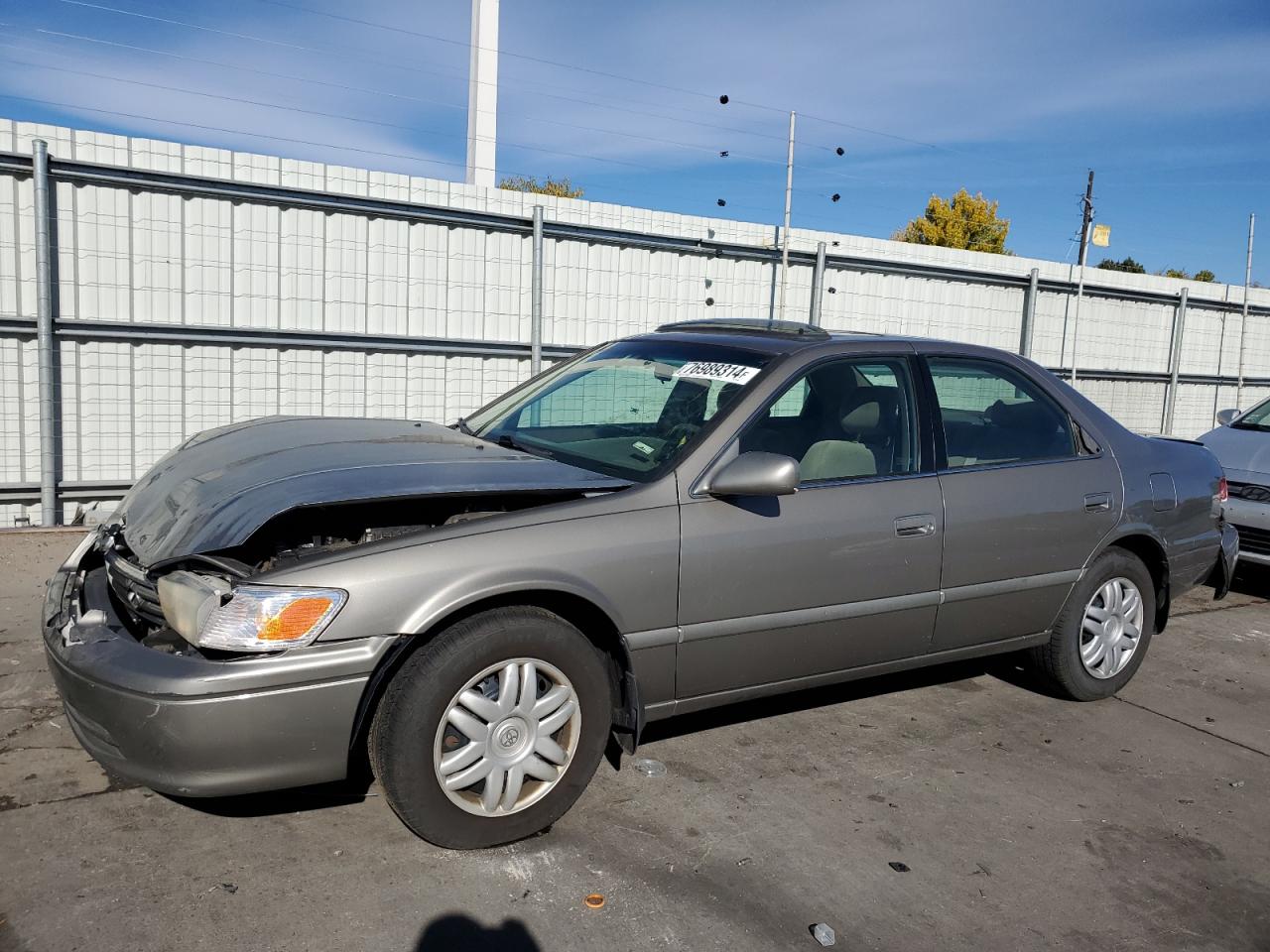 2001 Toyota Camry VIN 4T1BG28K41U052565