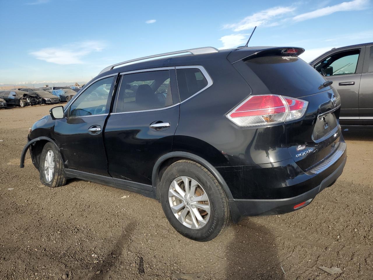 2016 Nissan Rogue VIN KNMAT2MVXGP599729 Copart auction photo, front end / side damage thumbnail 2
