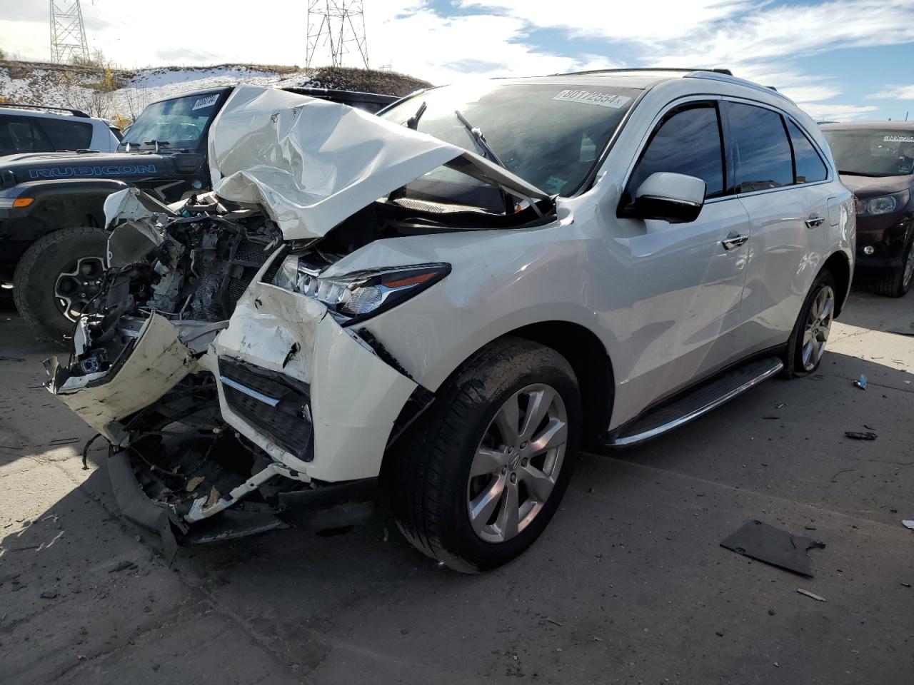 2016 Acura MDX VIN 5FRYD4H9XGB047693