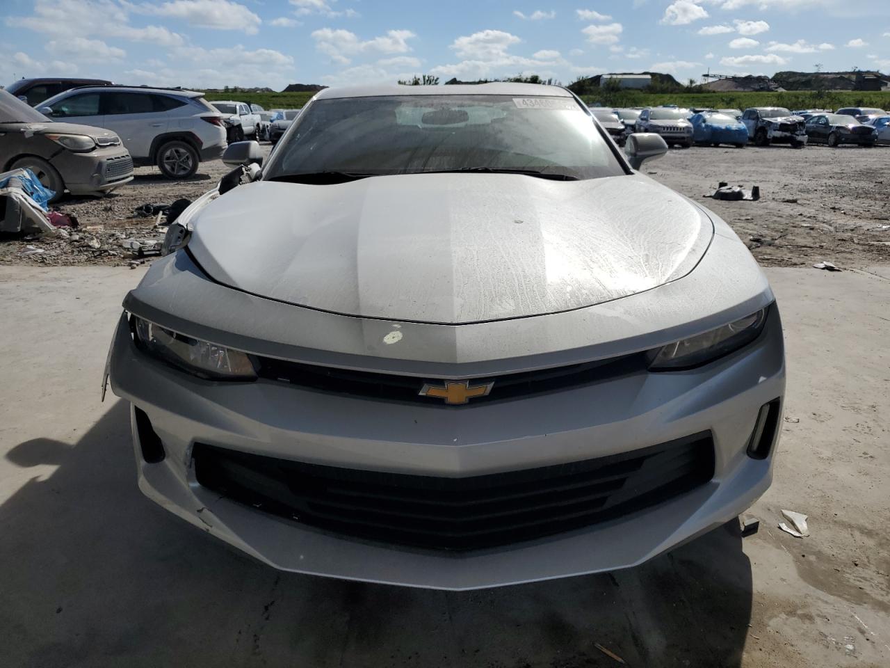 2018 Chevrolet Camaro VIN 1G1FB1RX6J0186356 Copart auction photo, front end / side damage thumbnail 5
