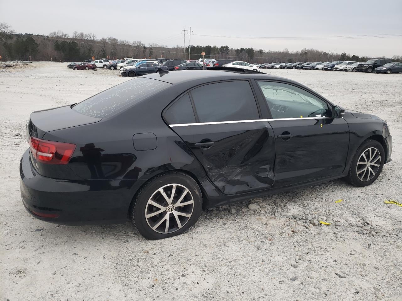 2017 Volkswagen Jetta VIN 3VWDB7AJ7HM336035 Copart auction photo, all over damage thumbnail 3