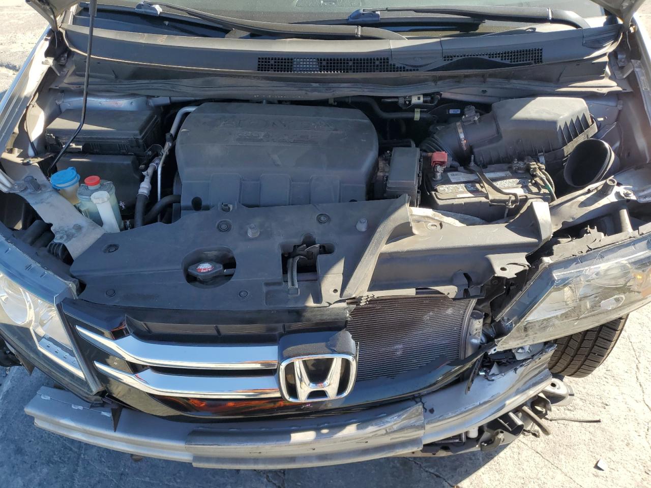 2014 Honda Odyssey VIN 5FNRL5H63EB014780 Copart auction photo, front end damage thumbnail 13