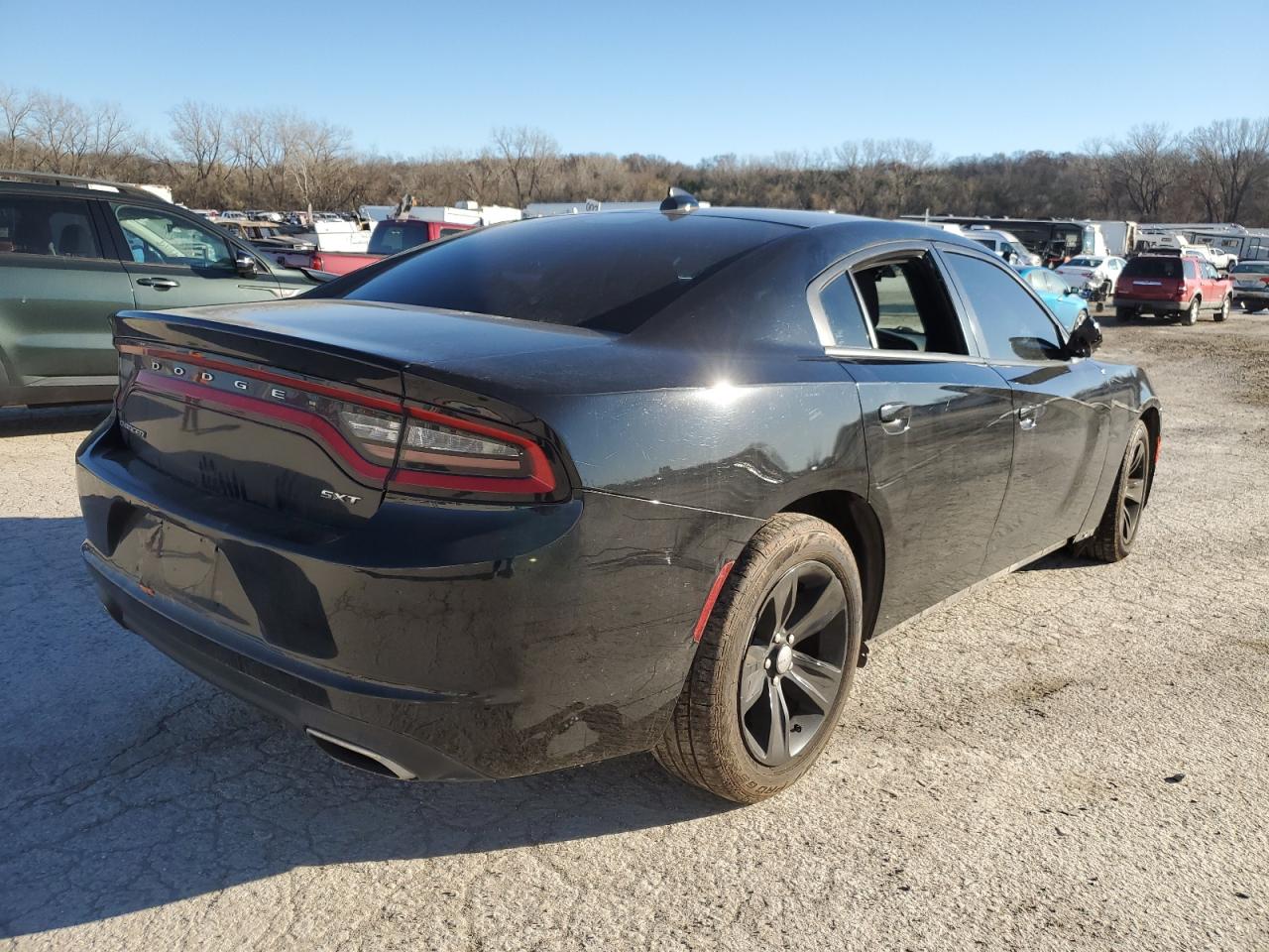 2016 Dodge Charger VIN 2C3CDXHGXGH346885 Copart auction photo, vandalism damage thumbnail 3