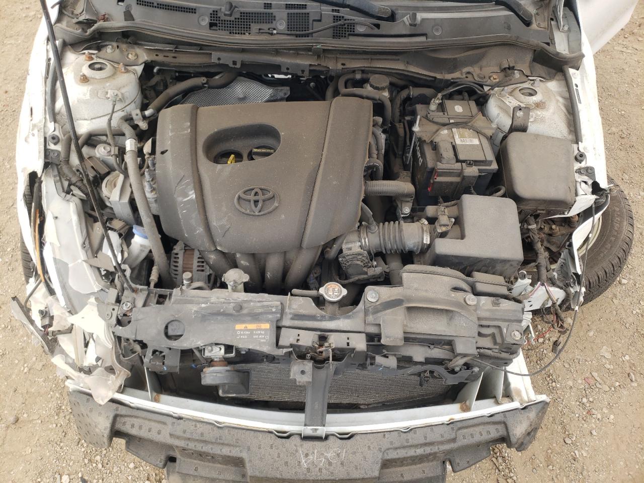2017 Toyota Yaris VIN 3MYDLBYV4HY182227 Copart auction photo, rollover / side damage thumbnail 13