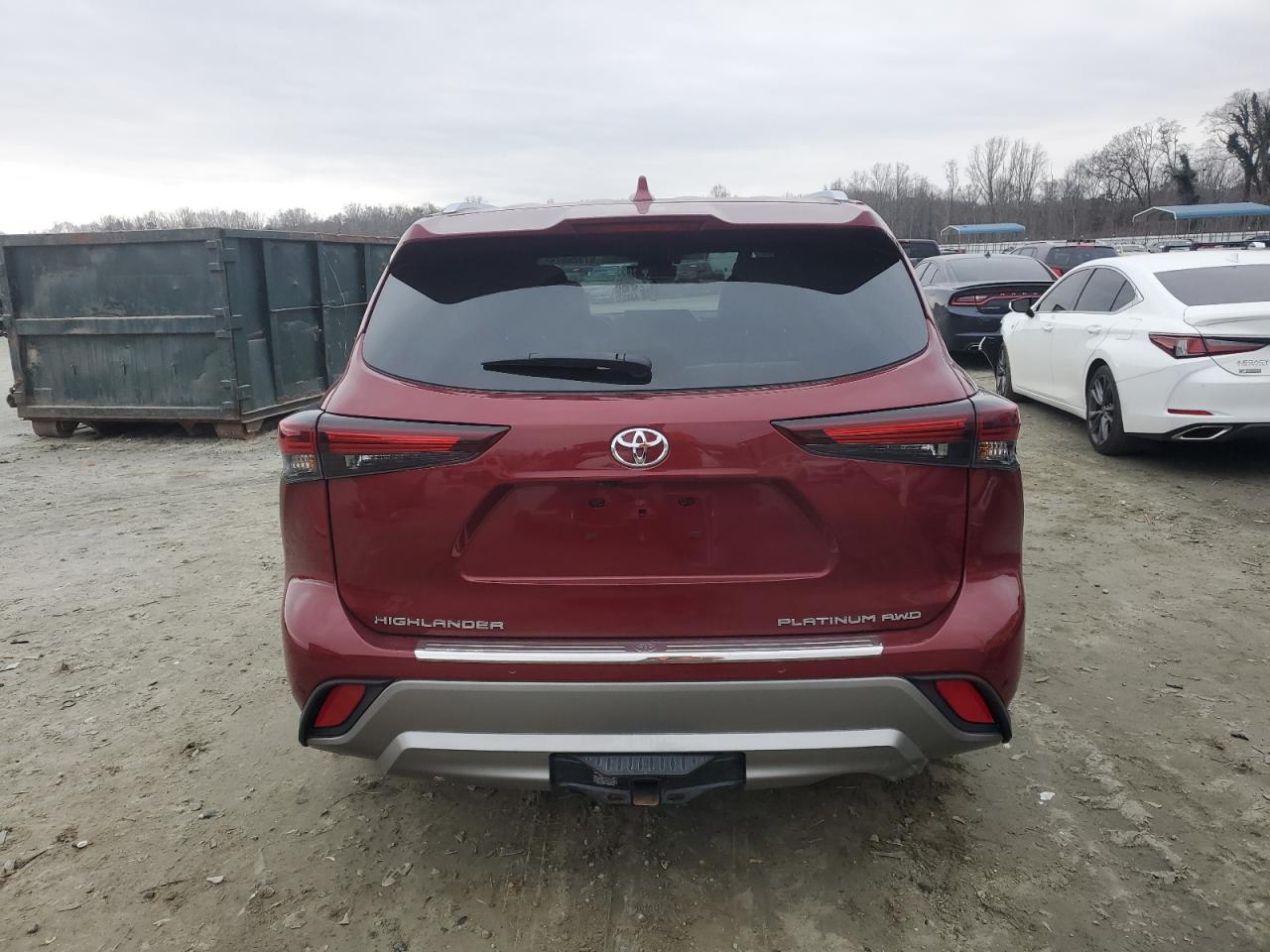 2024 Toyota Highlander VIN 5TDKDRBH0RS560325 Copart auction photo, front end damage thumbnail 6