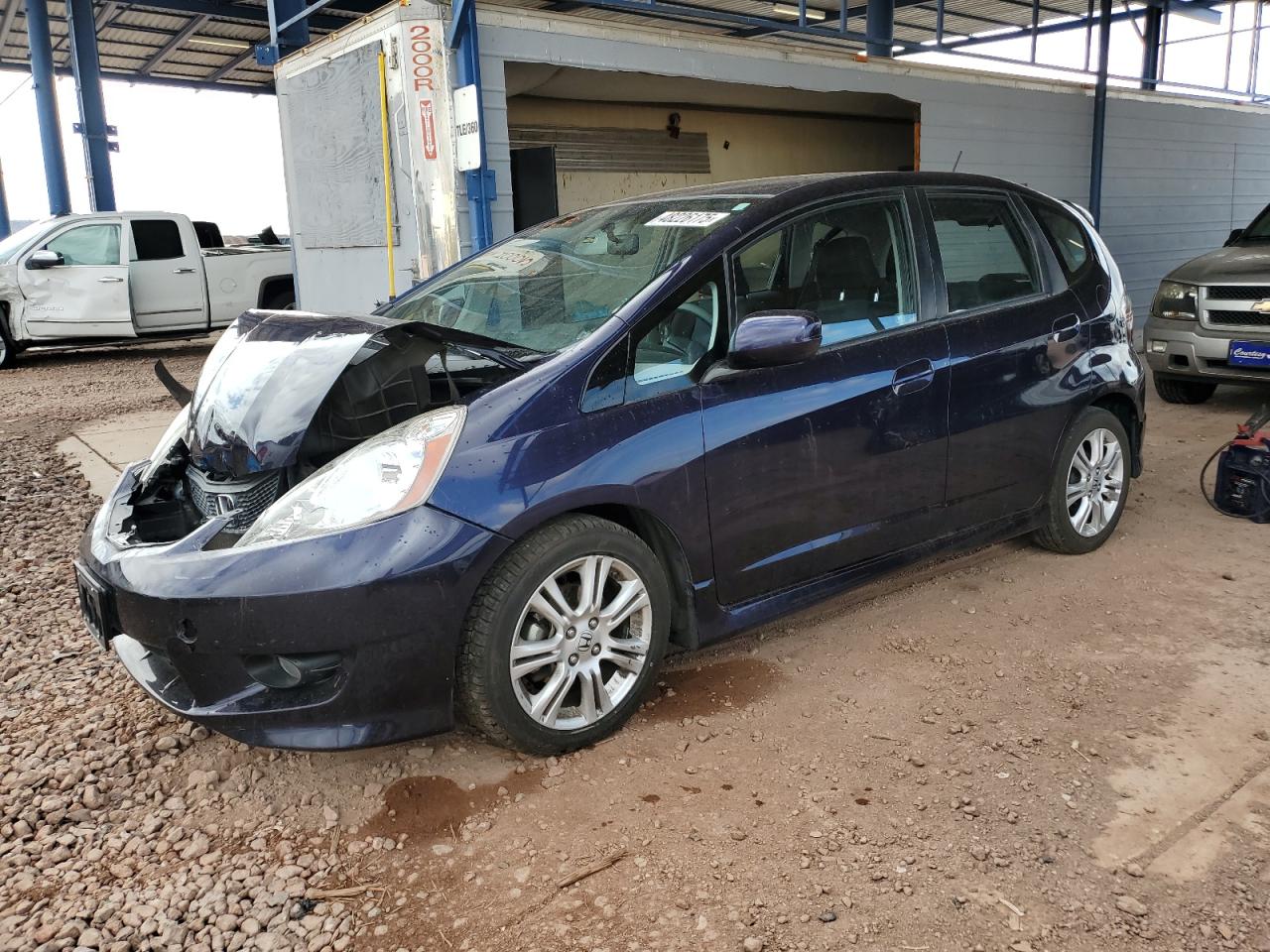 2009 Honda Fit VIN JHMGE88459S033081