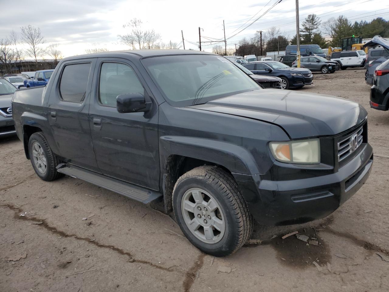 2006 Honda Ridgeline VIN 2HJYK162X6H555615 Copart auction photo, all over damage thumbnail 4