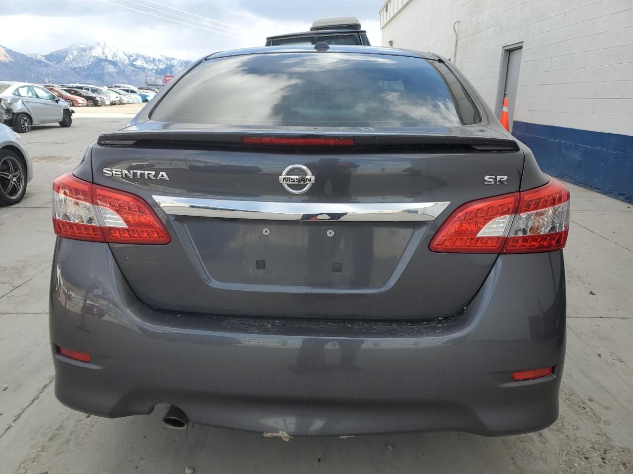 2015 Nissan Sentra VIN 3N1AB7APXFY318115 Copart auction photo, front end damage thumbnail 6