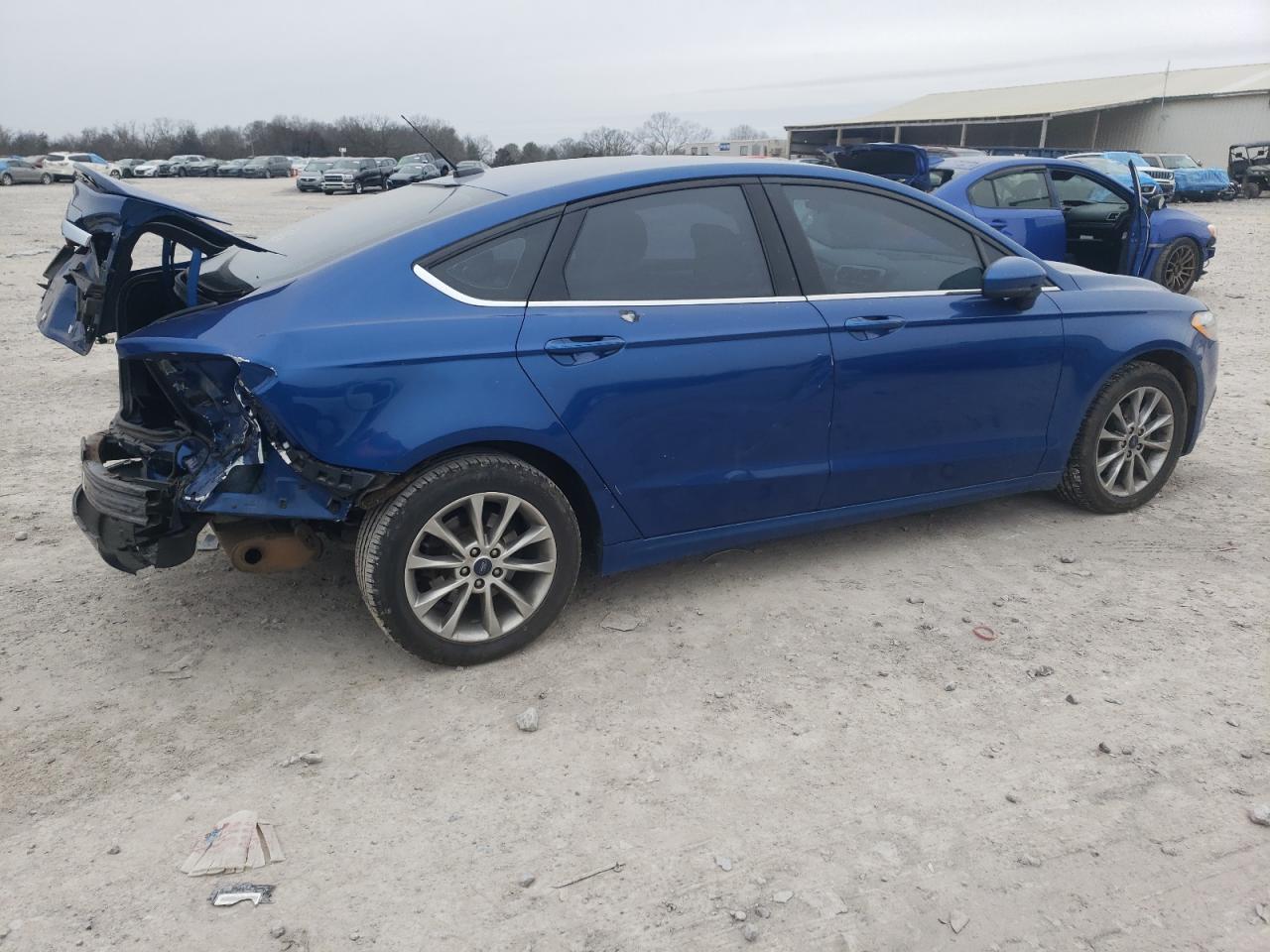 2017 Ford Fusion VIN 3FA6P0HDXHR249761 Copart auction photo, rear end damage thumbnail 3