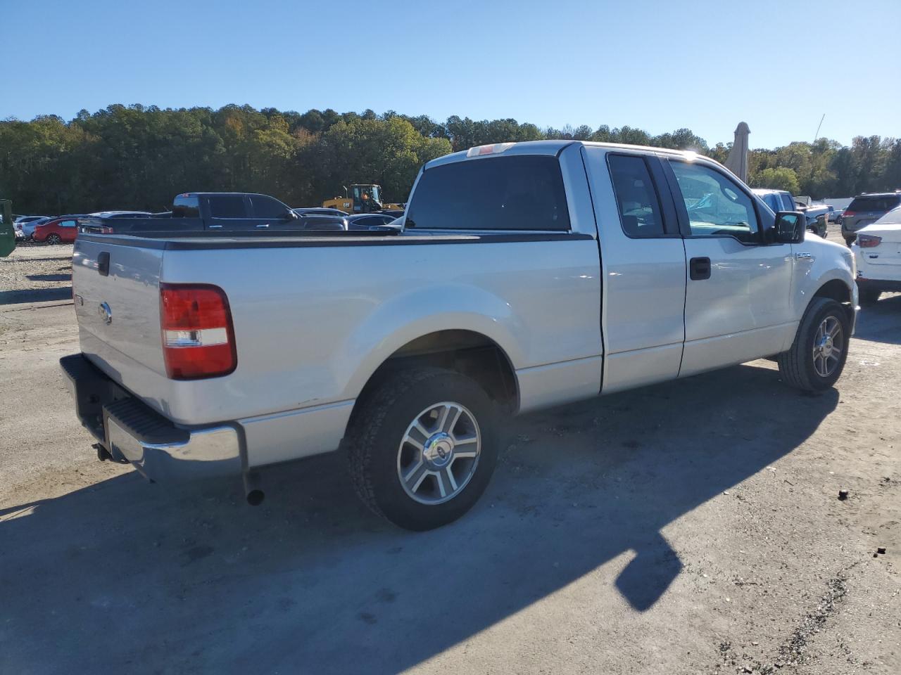2008 Ford F-150 VIN 1FTRX12W28FB74896 Copart auction photo, front end / side damage thumbnail 3