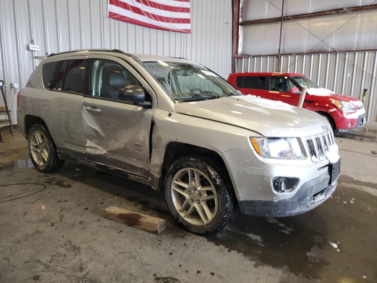 2011 Jeep Compass VIN 1J4NF5FB6BD201420 Copart auction photo, side damage thumbnail 4