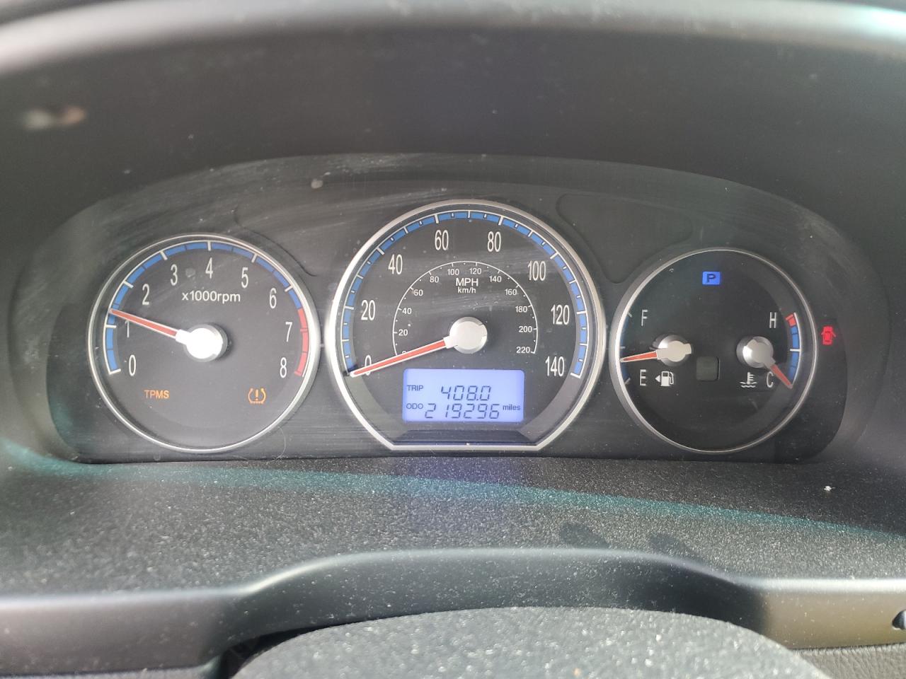 2009 Hyundai Santa Fe VIN 5NMSH13E19H250505 Copart auction photo, front end / minor dent/scratches damage thumbnail 9