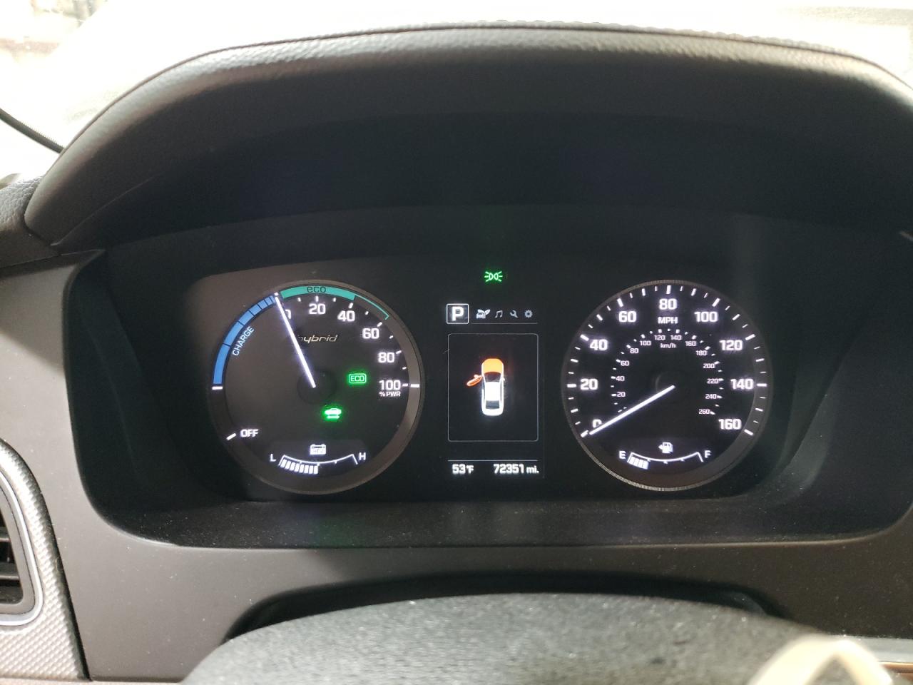 2016 Hyundai Sonata VIN KMHE24L1XGA041568 Copart auction photo, rear end / front end damage thumbnail 9