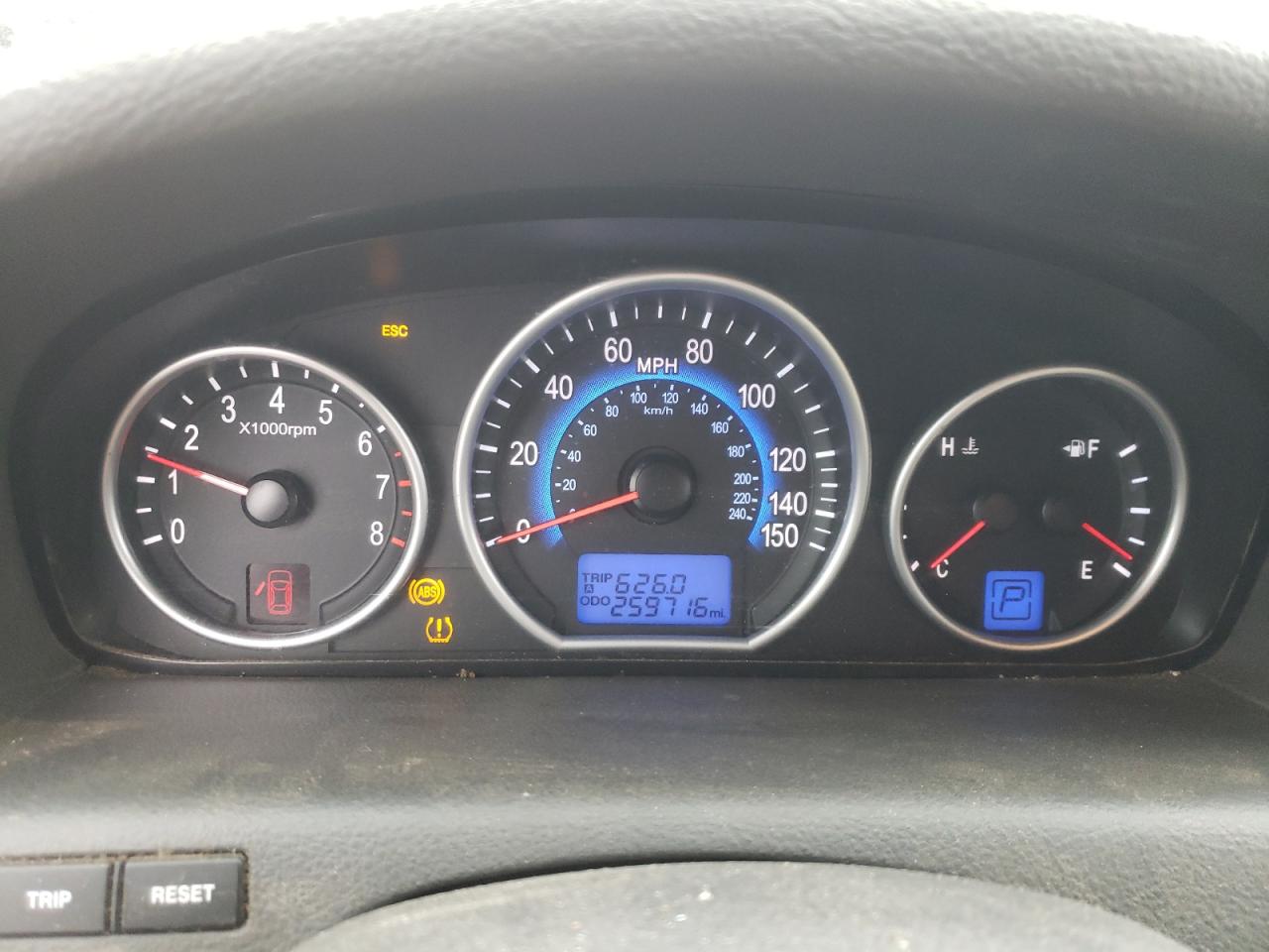 2010 Hyundai Veracruz VIN KM8NU4CCXAU136908 Copart auction photo, side damage thumbnail 9