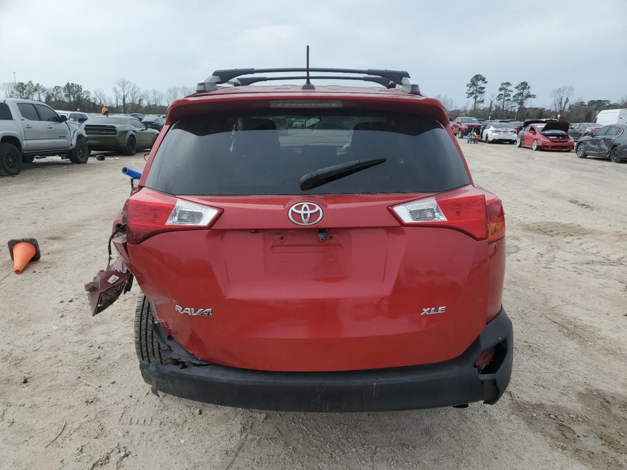 2013 Toyota RAV 4 VIN 2T3WFREV7DW019745 Copart auction photo, front end / rear end damage thumbnail 6