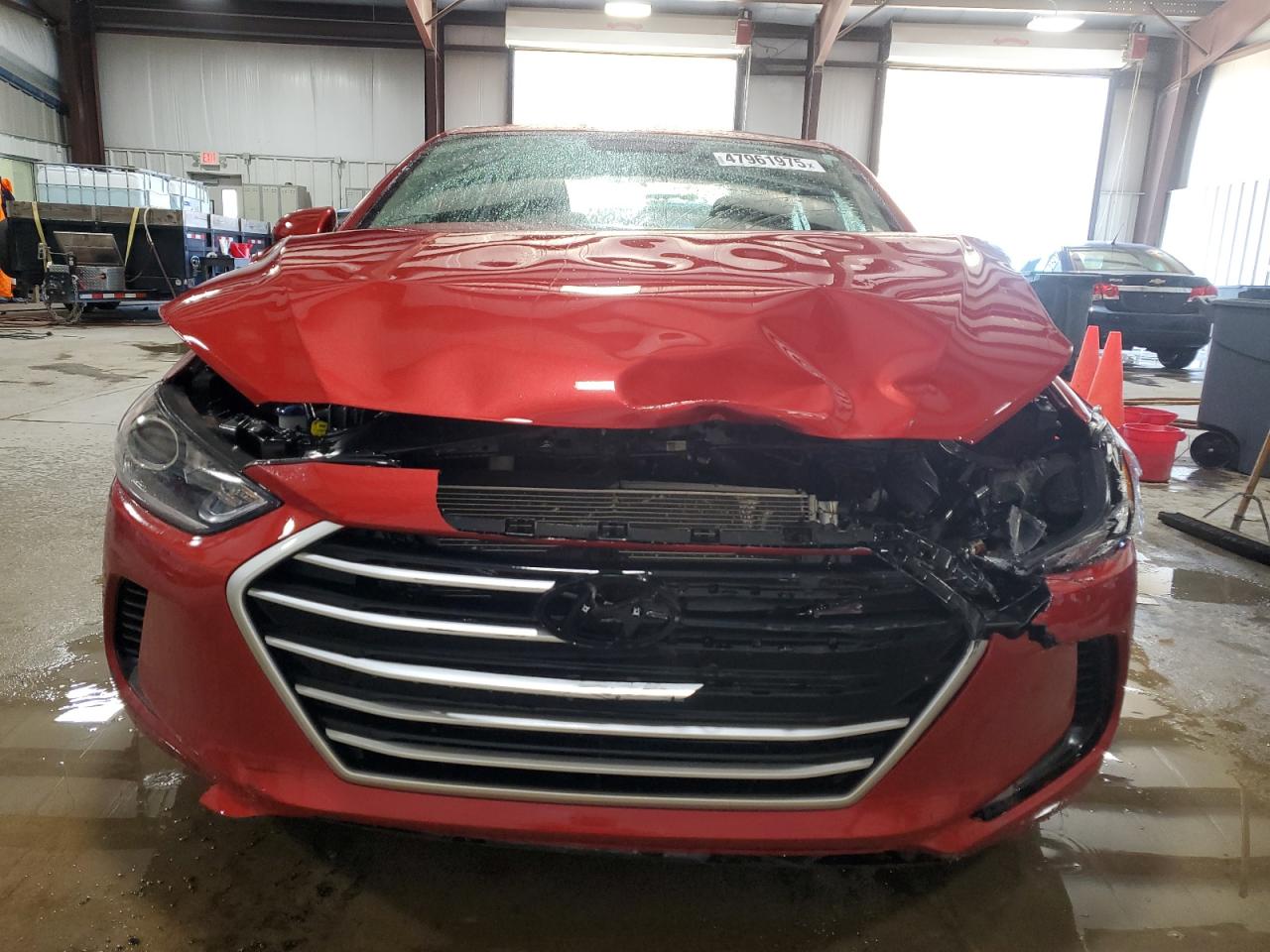 2018 Hyundai Elantra VIN 5NPD84LF7JH357228 Copart auction photo, front end damage thumbnail 5