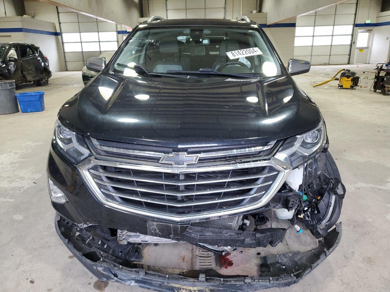 2018 Chevrolet Equinox VIN 3GNAXNEX8JL376170 Copart auction photo, front end / undercarriage damage thumbnail 5
