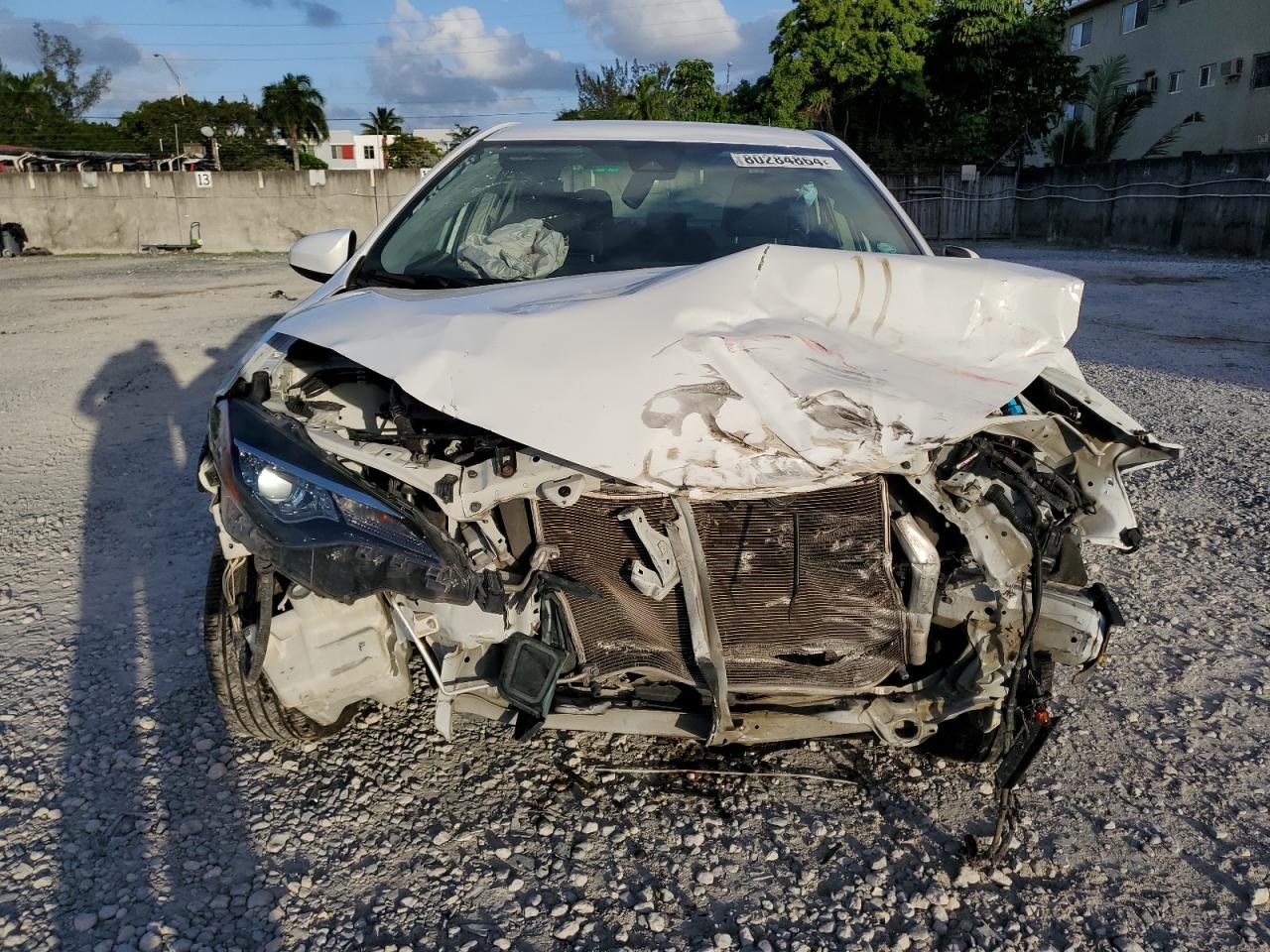 2019 Toyota Corolla VIN 5YFBURHE4KP907585 Copart auction photo, front end damage thumbnail 5