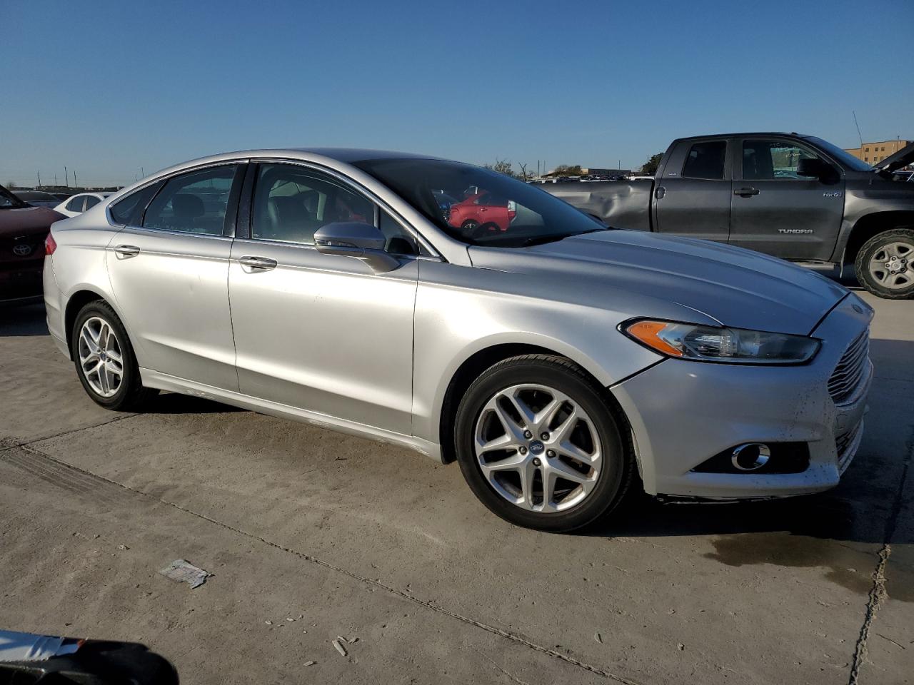 2013 Ford Fusion VIN 3FA6P0HR1DR186135 Copart auction photo, front end / rear end damage thumbnail 4