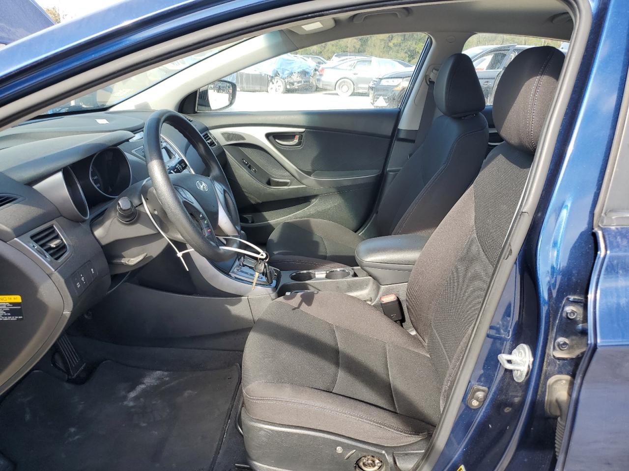 2013 Hyundai Elantra VIN KMHDH4AE6DU835185 Copart auction photo, front end damage thumbnail 7