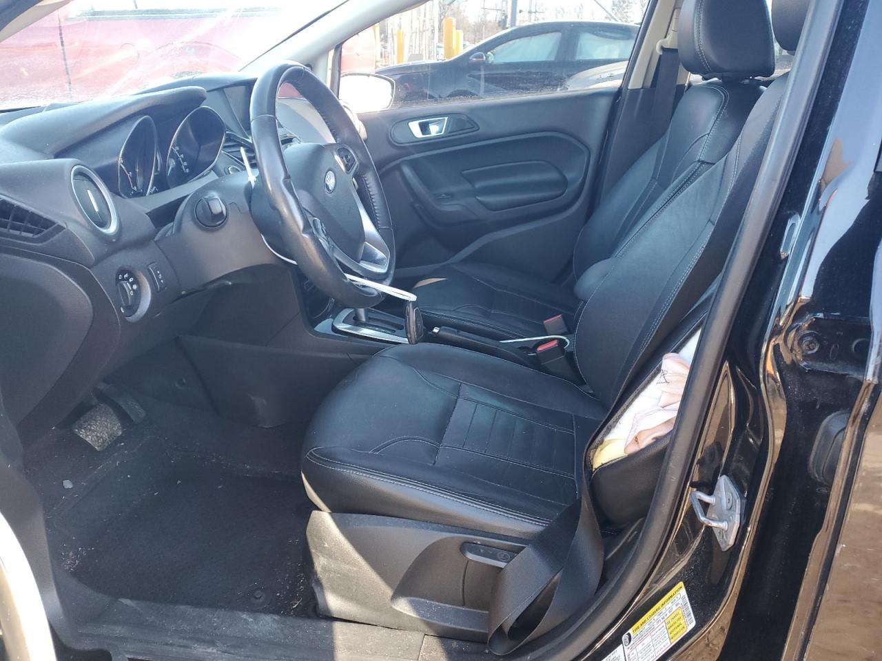 2014 Ford Fiesta VIN 3FADP4FJ6EM156185 Copart auction photo, side / front end damage thumbnail 7