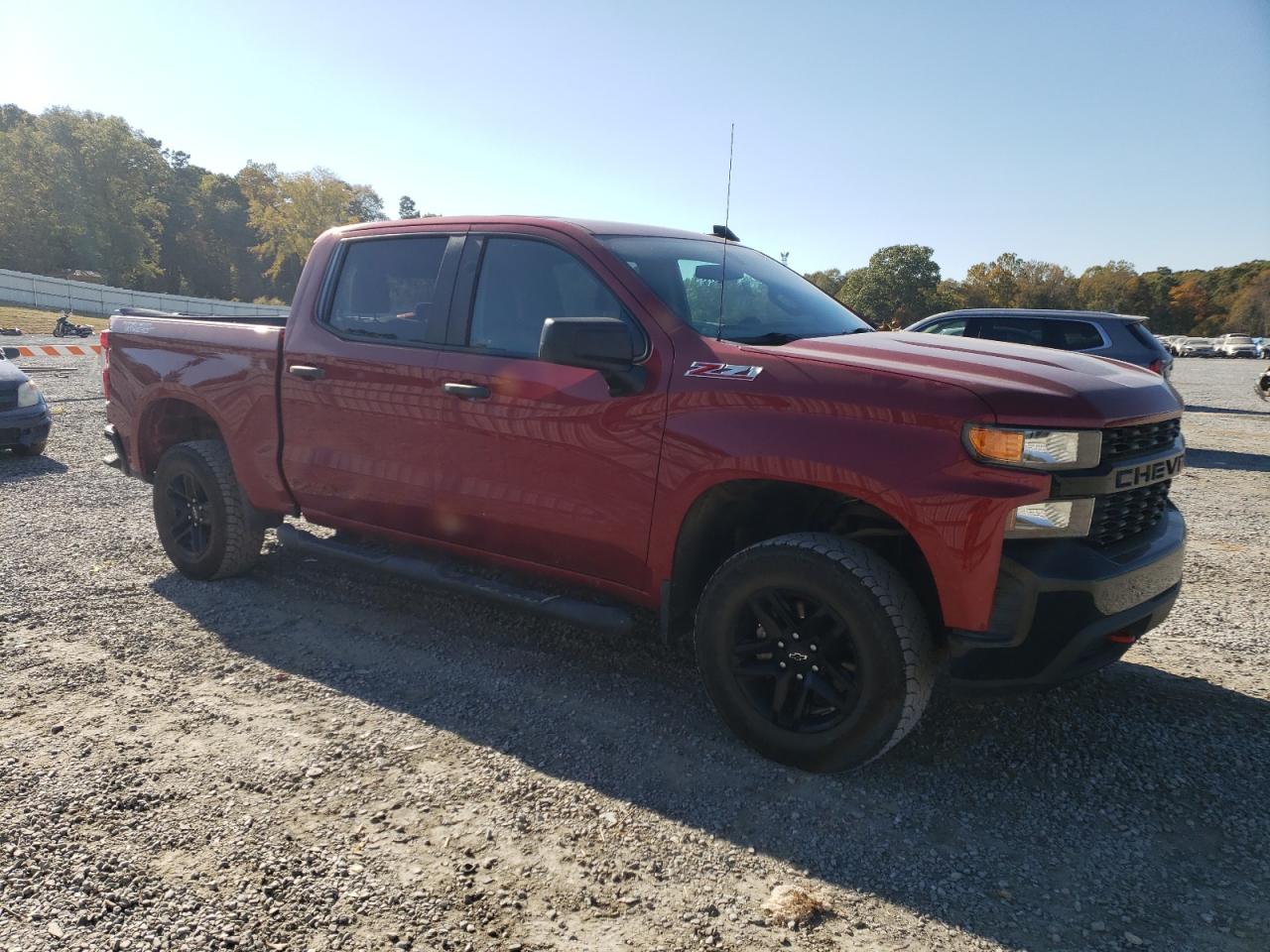 2020 Chevrolet Silverado VIN 3GCPYCEF7LG275970 Copart auction photo, top/roof damage thumbnail 4