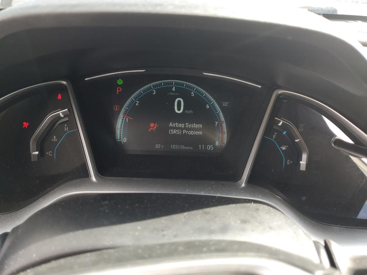 2017 Honda Civic VIN 2HGFC2F72HH541044 Copart auction photo, front end / side damage thumbnail 9